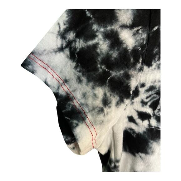 Unique Vintage Harley Quinn Cropped Tie Dye T-shirt XS New - Picture 3 of 4